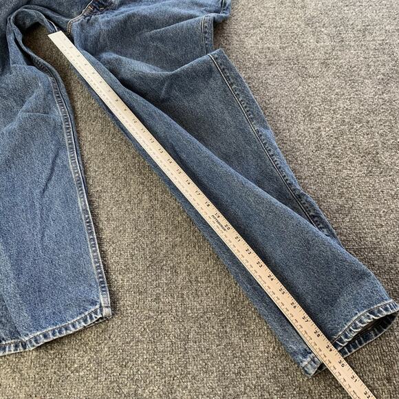 VTG Levi’s 540 Jeans Flex Denim 90s Relaxed Fit Med Wash Mens 36x29 (34x29) - Picture 7 of 16